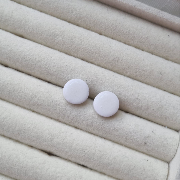 Basics Collectie | Polymeerklei studs met rvs steker - STIP