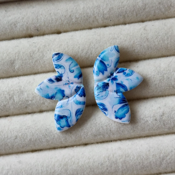 Polymeerklei oorbellen - KIKI