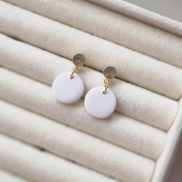 Basics Collectie | Polymeerklei oorbellen met rvs steker - OPHELIA