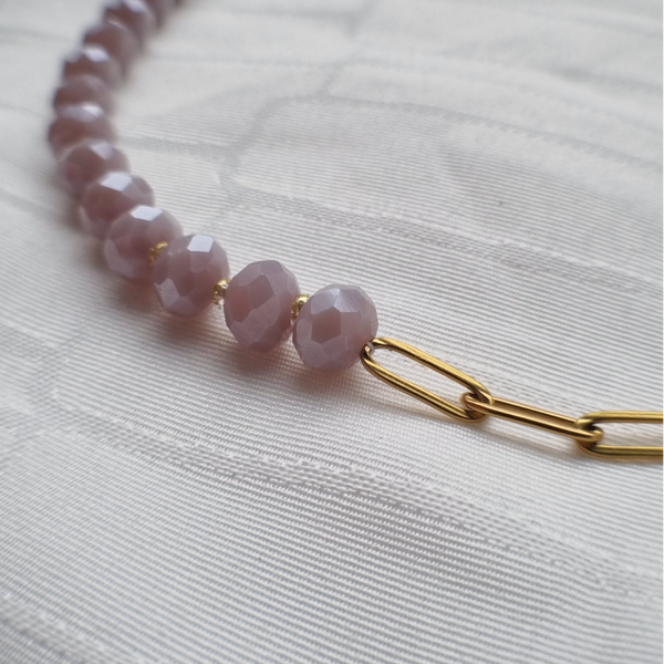 Ketting met kralen en schakels - PIP