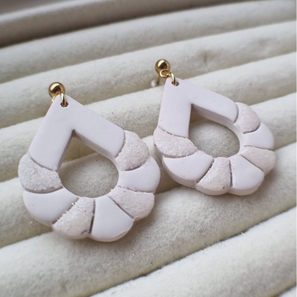 Polymeerklei oorbellen - BENNIE