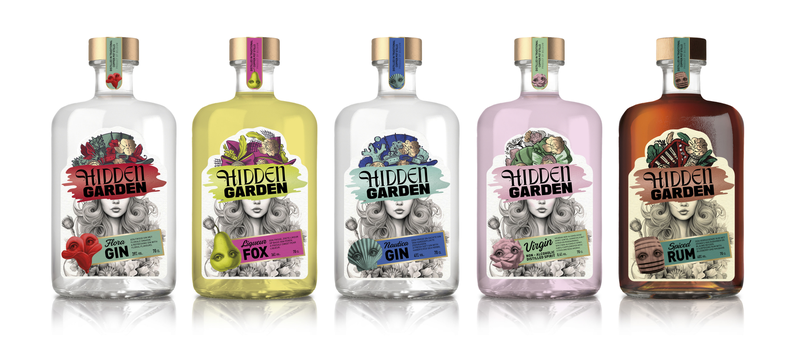 Hidden Garden Gin Fox Rum
