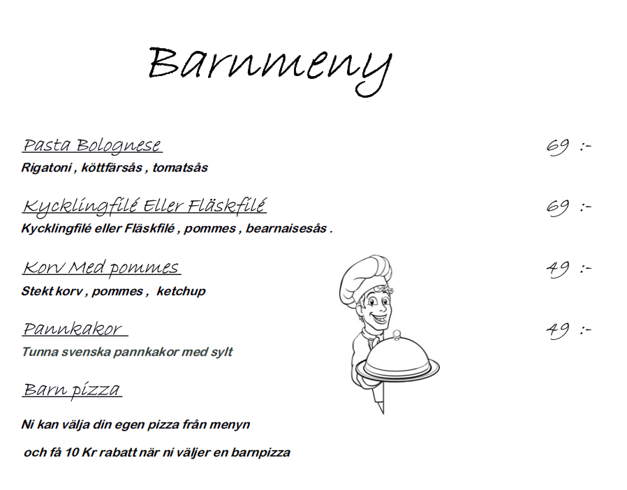 Barn mat i  Tomelilla 