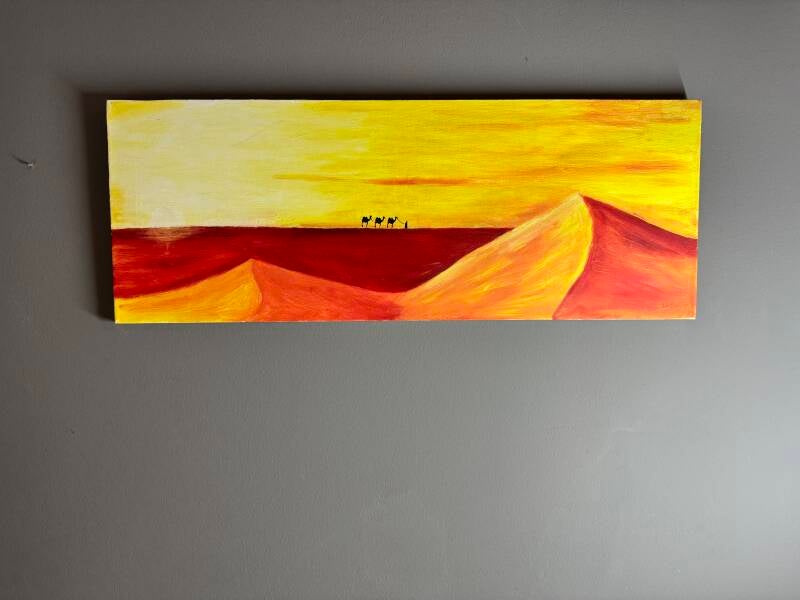 Karawane in der Wüste