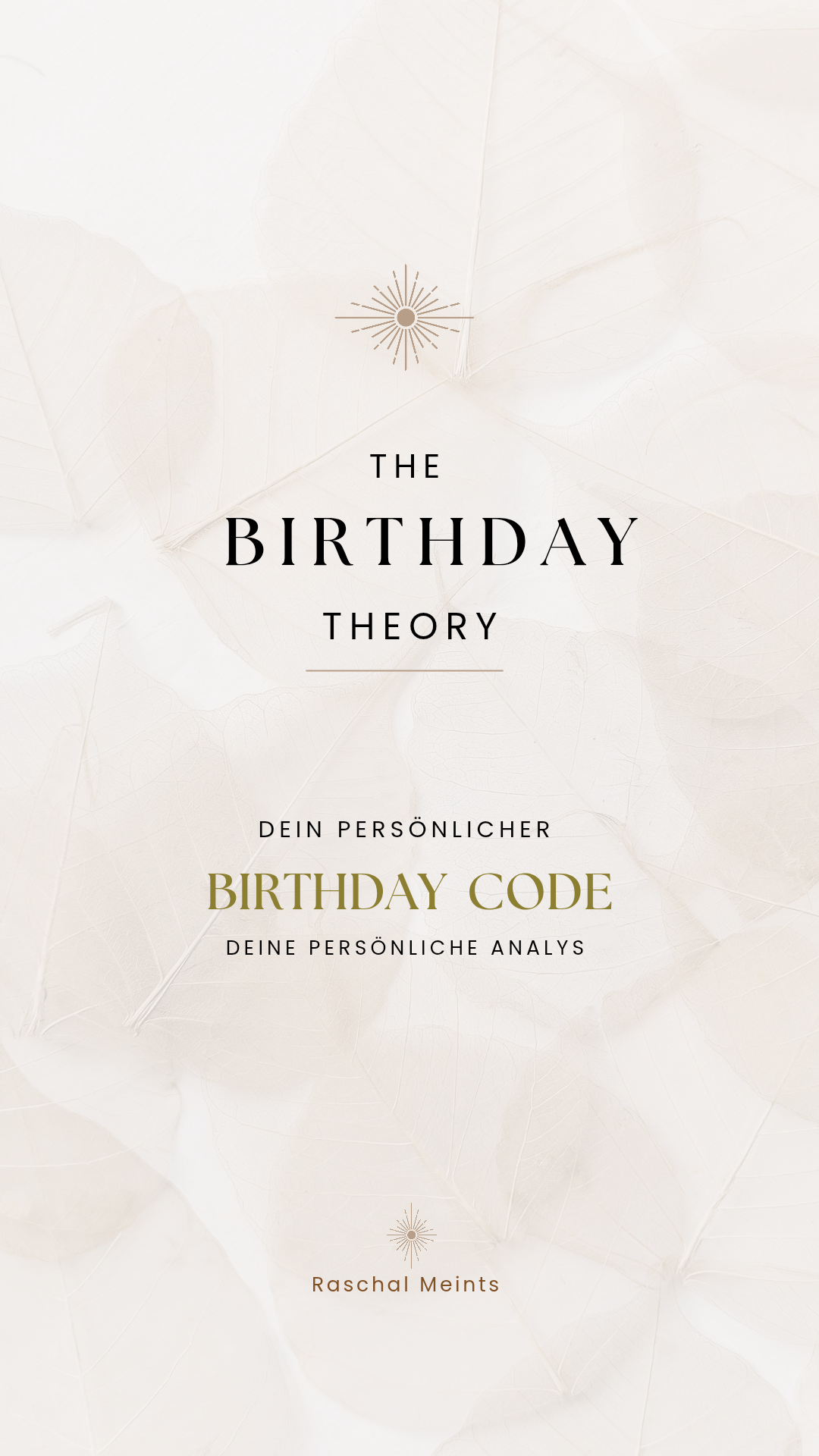 Persönlichkeit ✨️