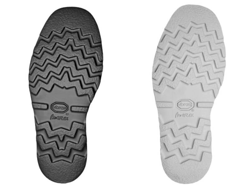 Vibram morflex zool zwart wit redwing