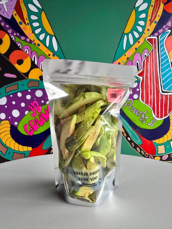 Freeze dried avocado