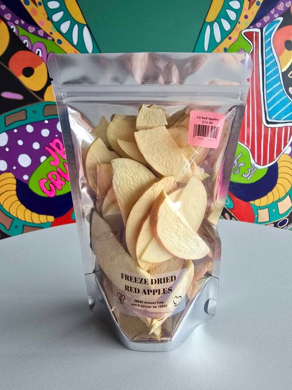 Freeze dried apples