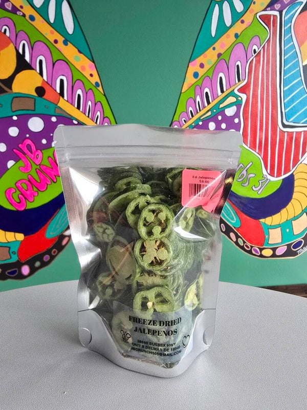 Freeze dried jalepenos