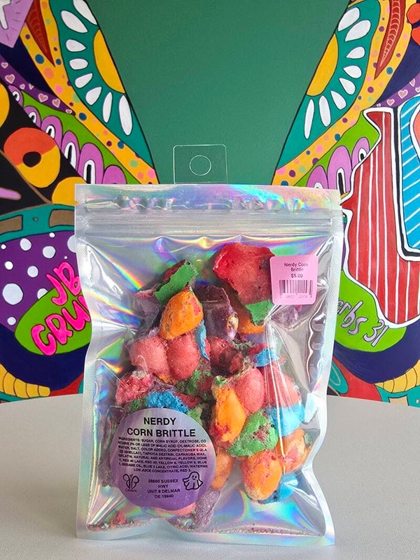 Nerds candy corn brittle