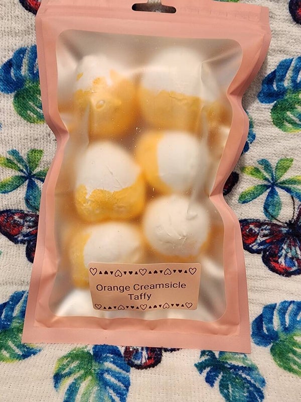 Orange Creamsicle taffy