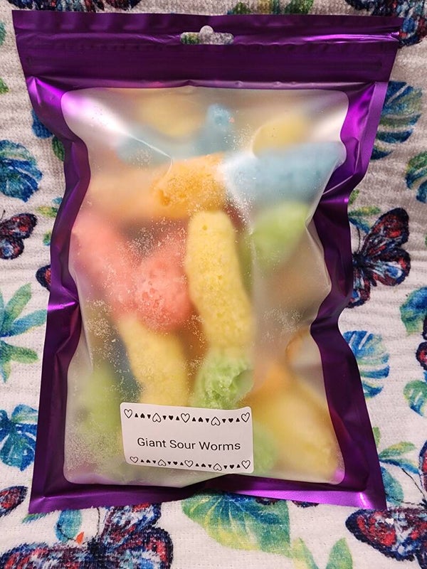 Giant Sour worms