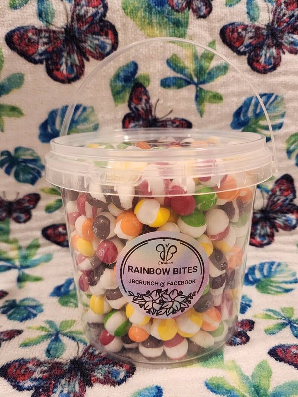 1 lb of any flavor (rainbow Bites, sour, berry, berry sour, chamoy and tajin, old bay bites)