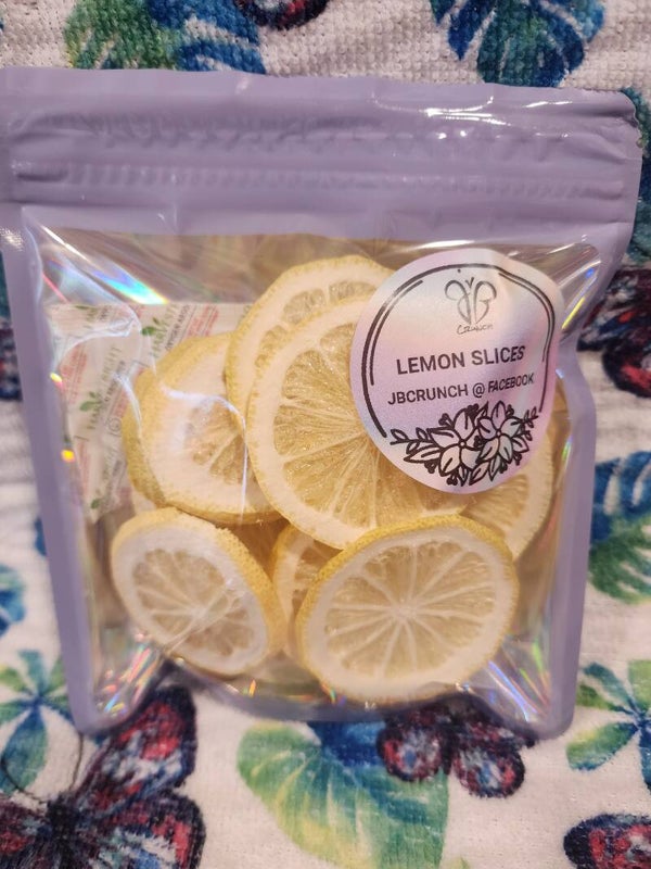 Freeze dried Lemons slices
