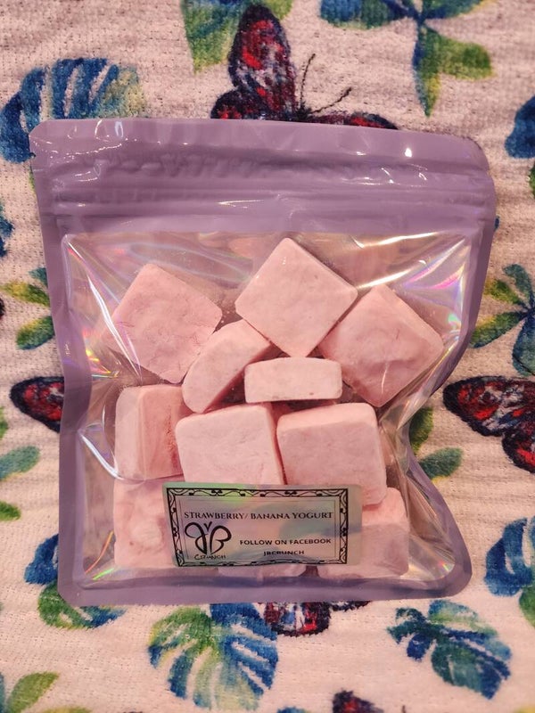 Strawberry & Strawberry banana yogurt bites