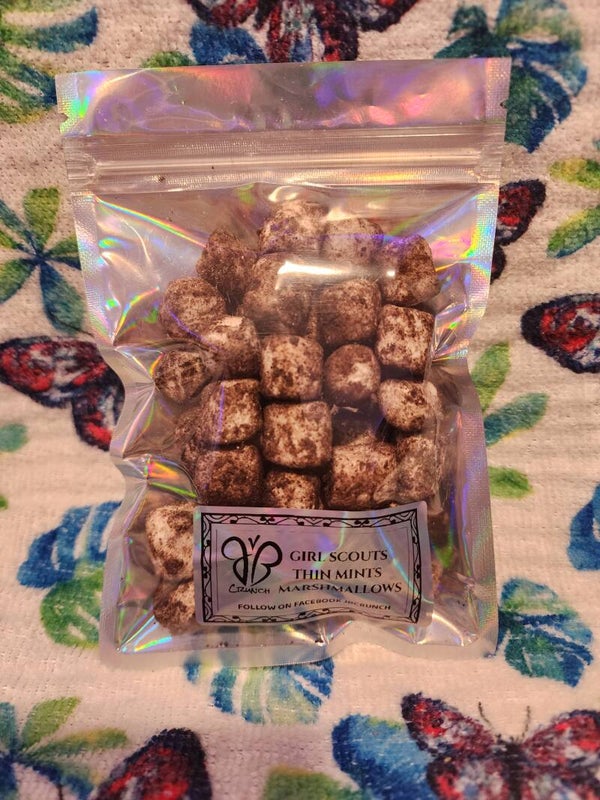 Girl scouts (thin mint) marshmallows