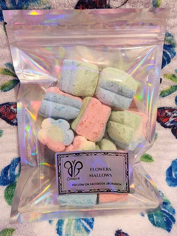 Flower marshmallows