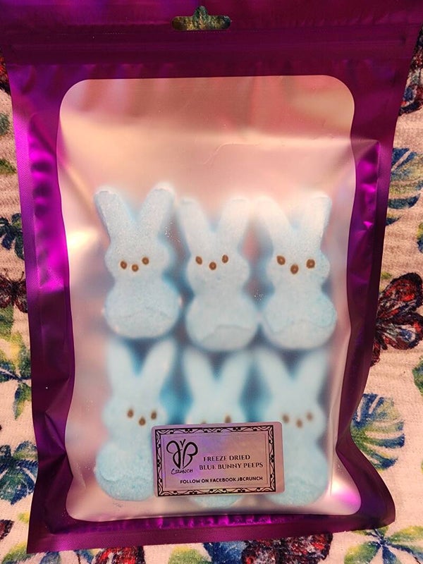 Blue bunny peeps