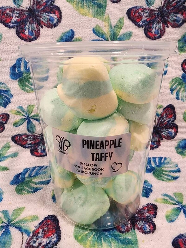 Pineapple taffy