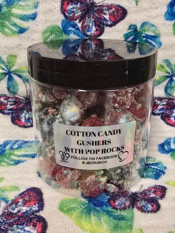 Cotton candy gushers