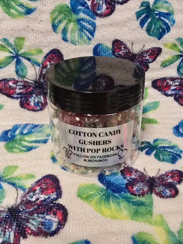 Cotton candy gushers