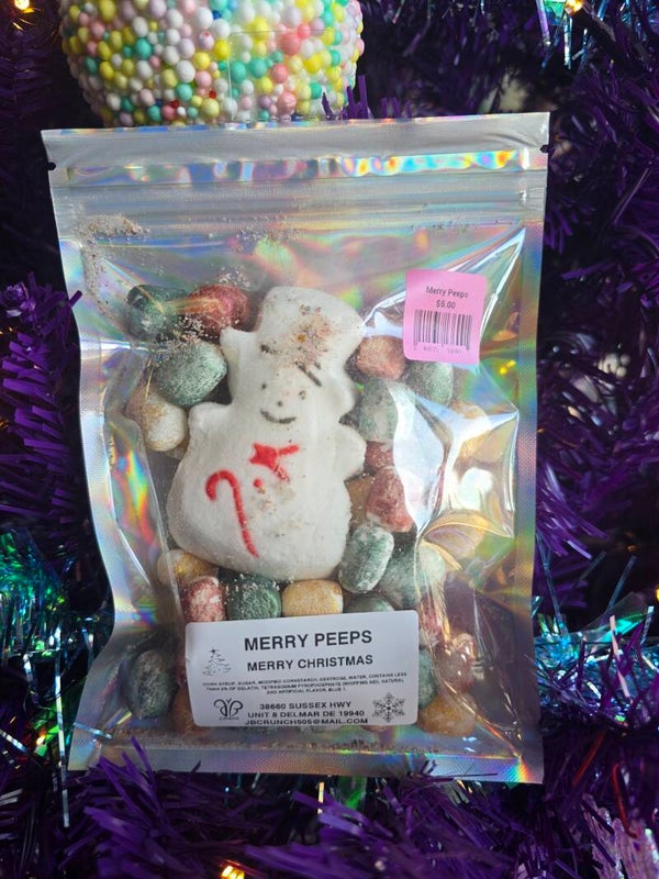 Peeps with marshmallows