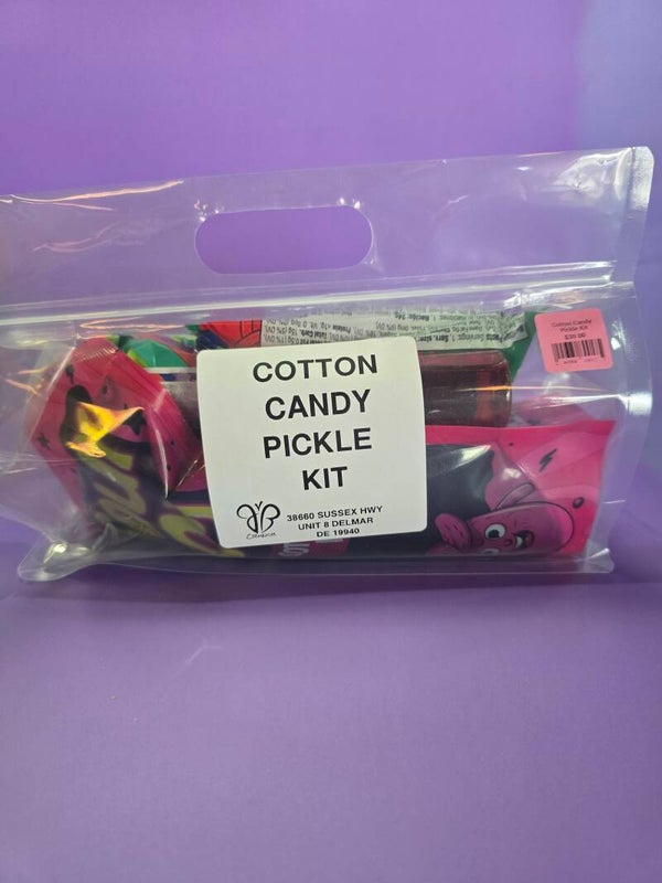 Cotton candy pickle kit