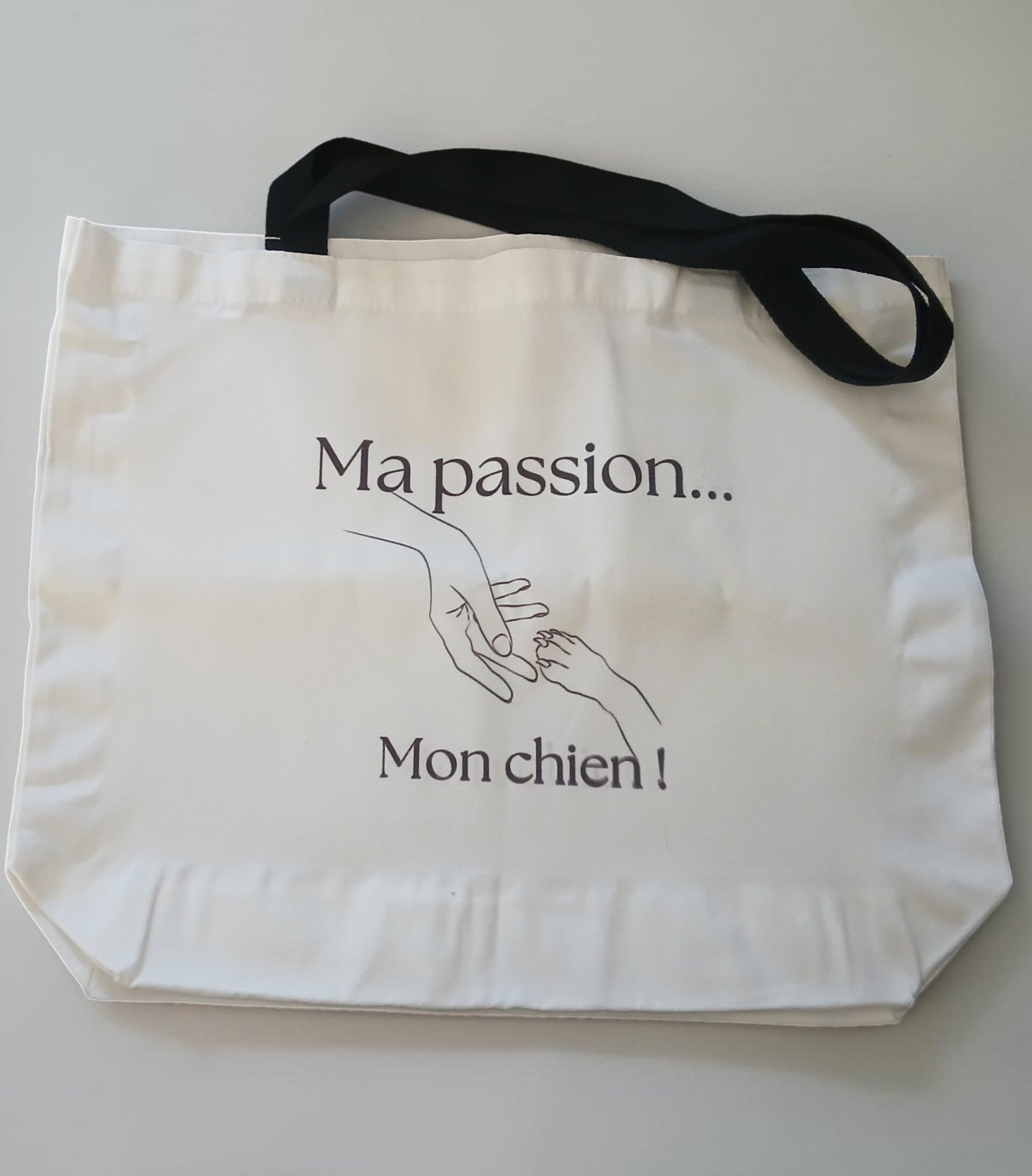 Grand Tote bag - Ma passion...mon chien