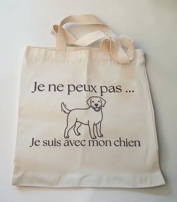Tote bag - Je ne peux pas ...