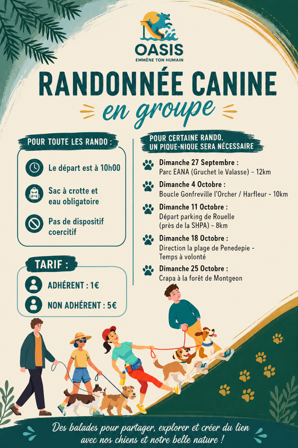 Randonnée canine