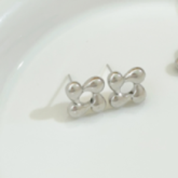 Pendientes Plateados