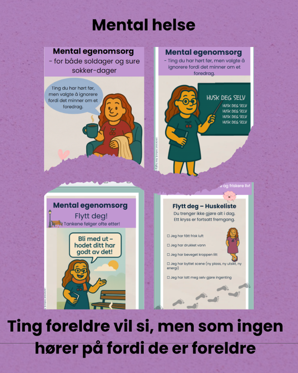 Mental egenomsorg - Få inn gode vaner med en gang