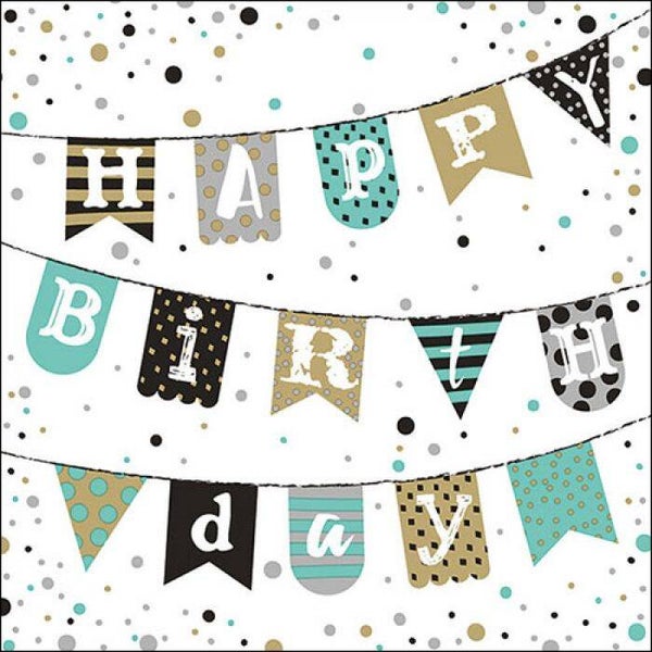 Servetten, Happy birthday