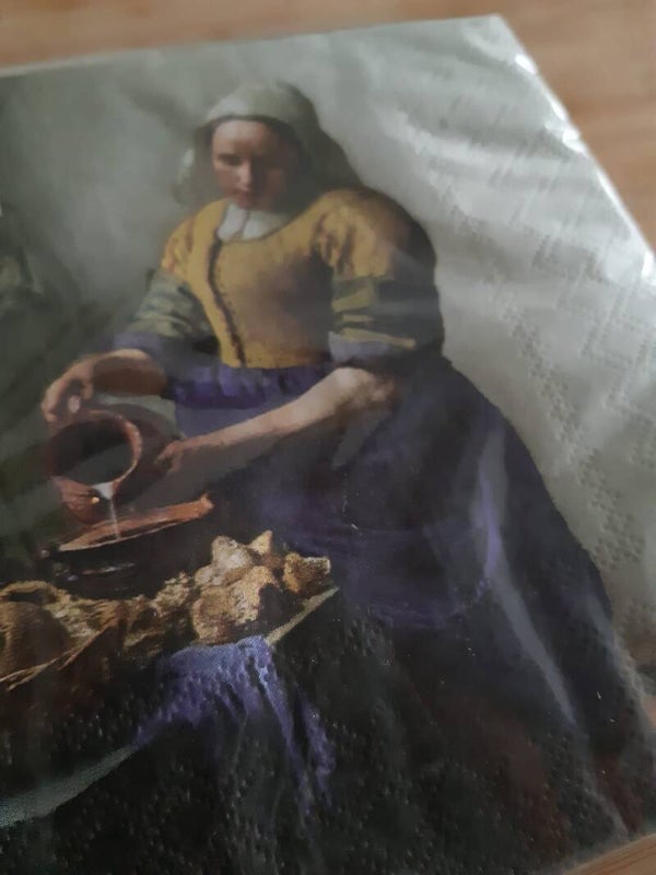 Servetten, Melkmeisje