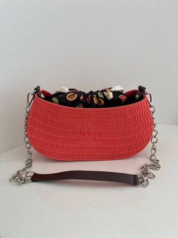 O Bag swing handtas koraalrood