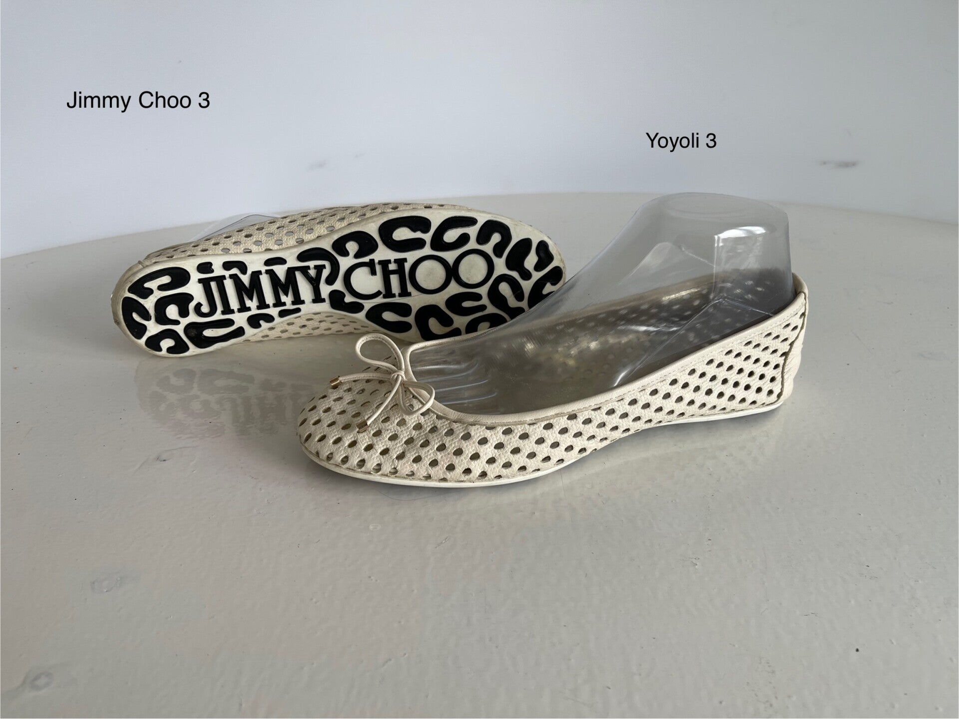 3) Jimmy Choo Ballerina's Maat 40