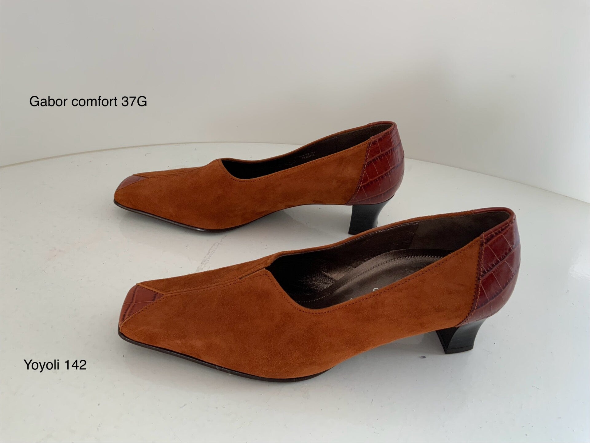 142) Gabor 37,5 G bruine leren instappers