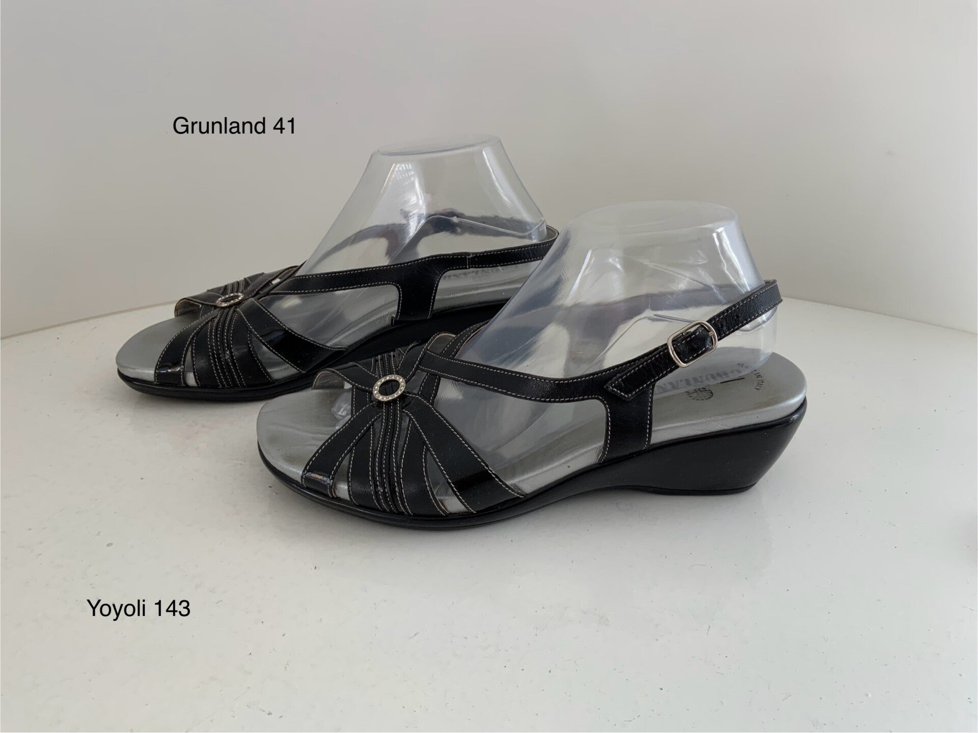 143) Grünland 41 sandalen zwarte lakleer 311)