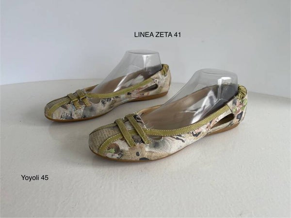 45)  Linea zeta 41 leren ballerina’s