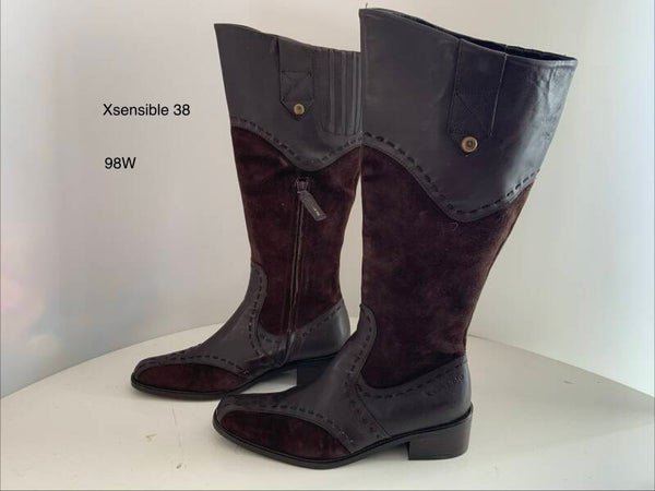 99W) Xsensible 38G bruine leren laarzen