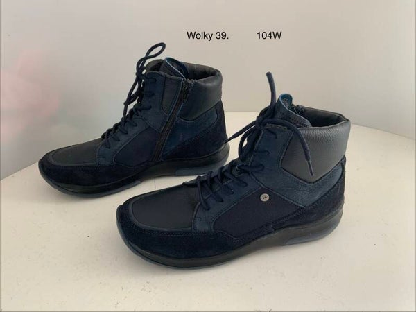 104W) Wolky Raf maat 39 donkerblauw