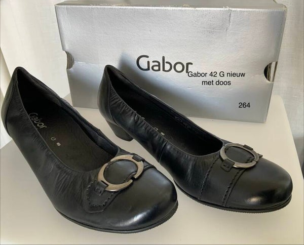 264) Gabor Comfort 8G (42G ) dames zwarte pump