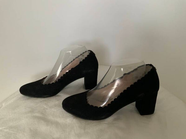 Floris van Bommel 39 zwarte suede pumps