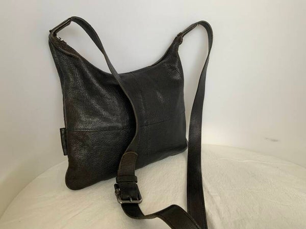 Fred de la Bretoniere donkerblauw leren tas
