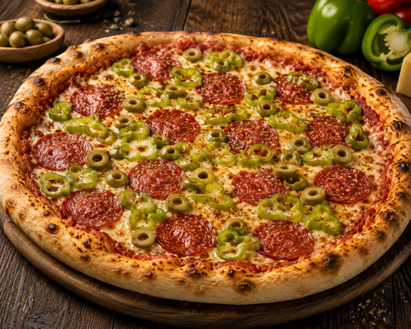 Familienpizza Diavolo