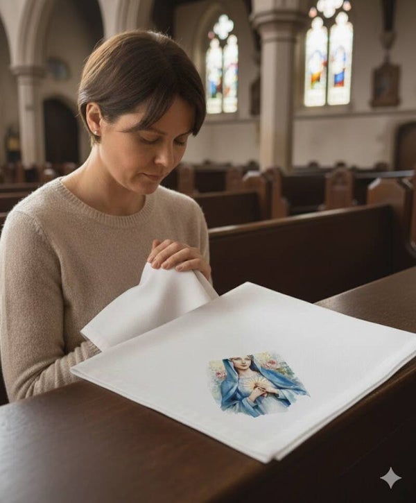 Étoffe de prière de la Sainte Vierge