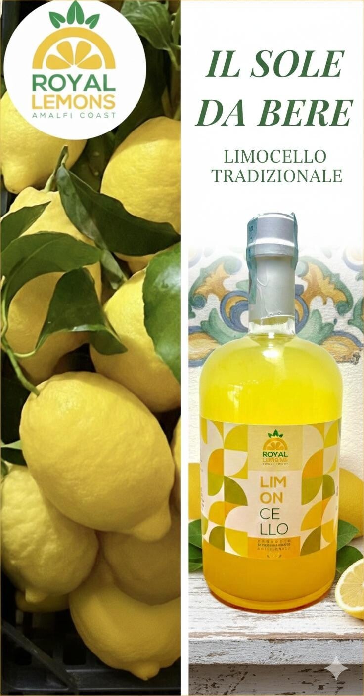 Box 3Kg Limoni I.G.P + Limoncello 700Ml Artigianale