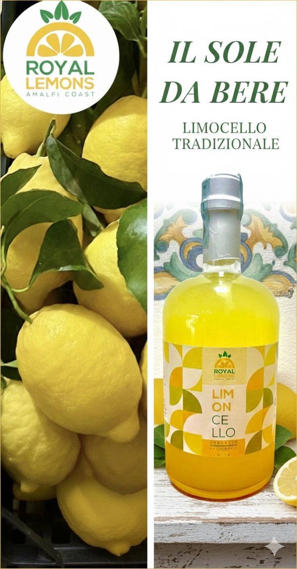 Box 3Kg Limoni I.G.P + Limoncello 700Ml Artigianale