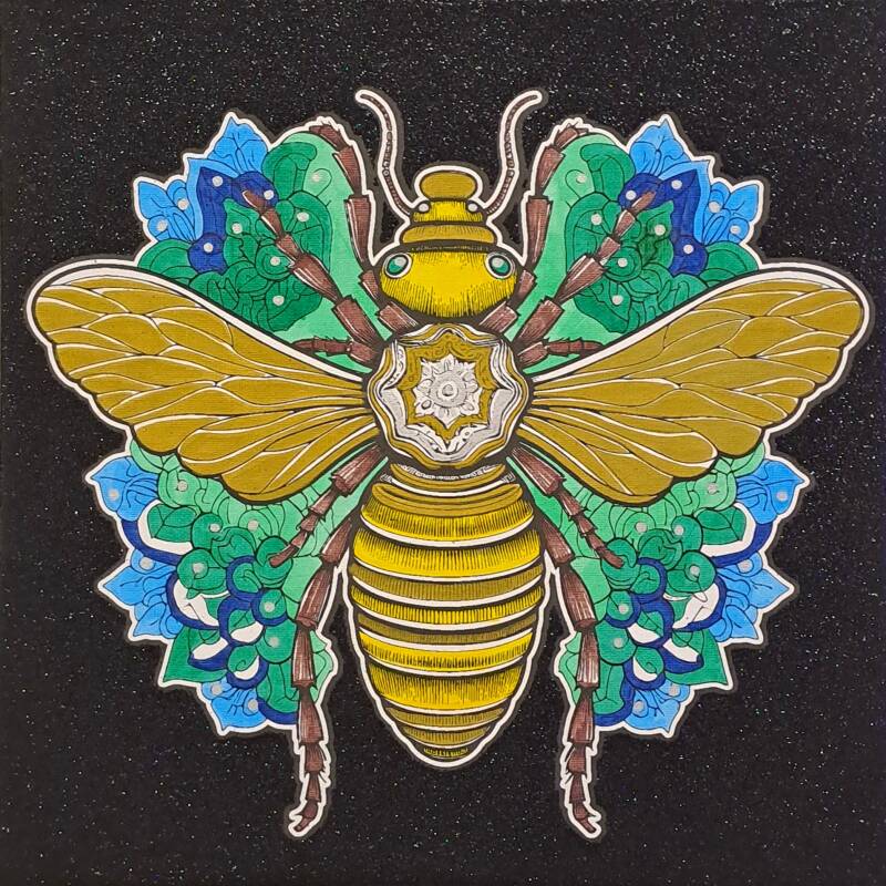 Pszczoła (30x30cm) - 150 PLN