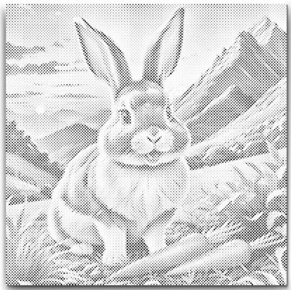 Dolly Dotz - Cheerful Bunny with Carrot